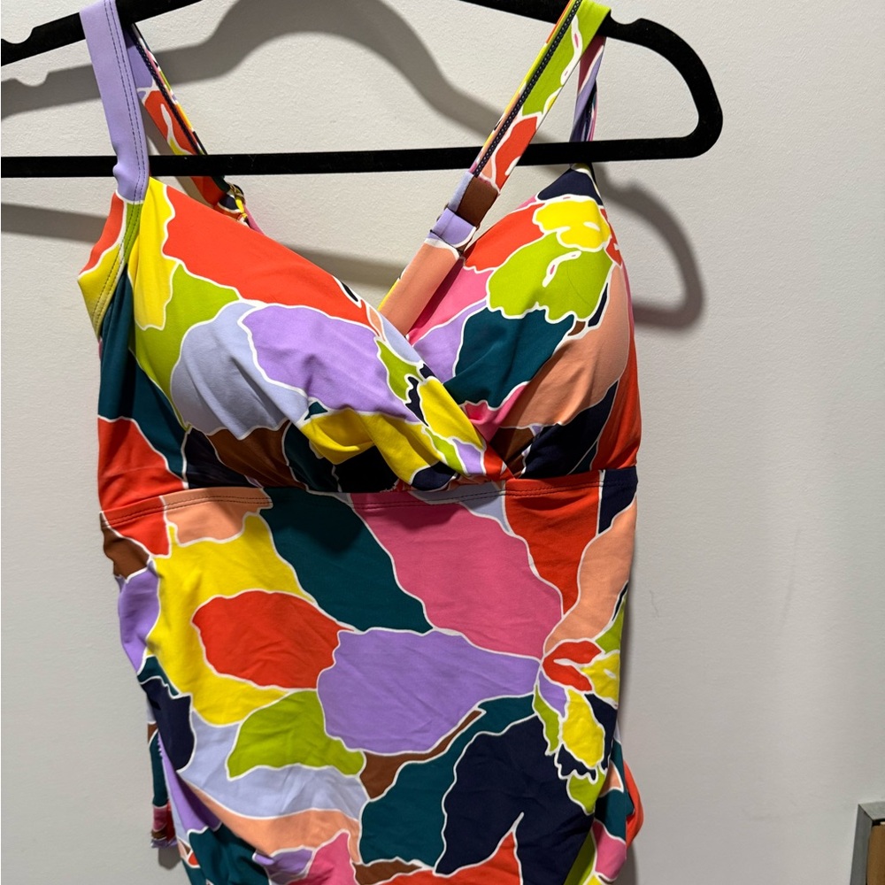 Anne Cole Multicolor Swimsuit Top